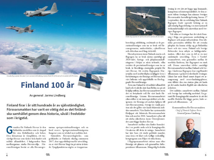 Finland 100 år – general Jarmo Lindberg