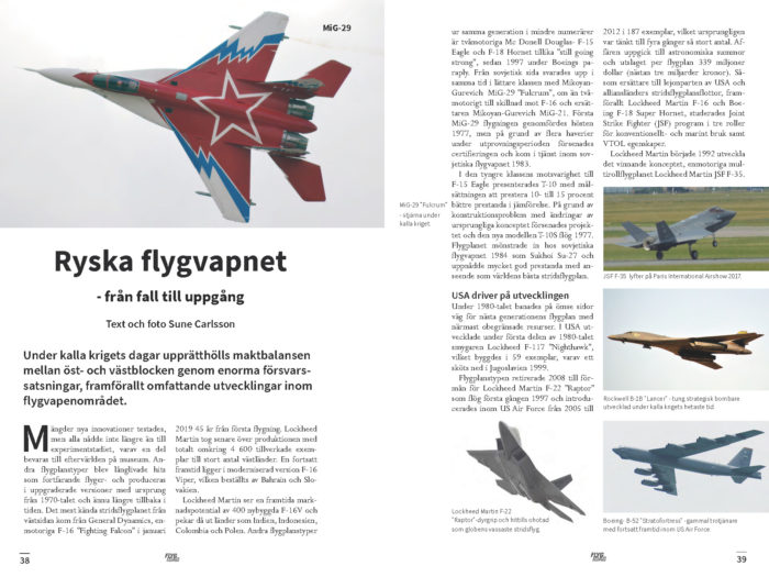 Ryska flygvapnet från fall till uppgång – Sune Carlsson