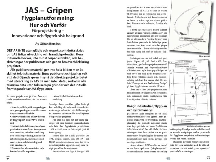 Utvecklingsarbetet med JAS 39 Gripen – Göran Berséus