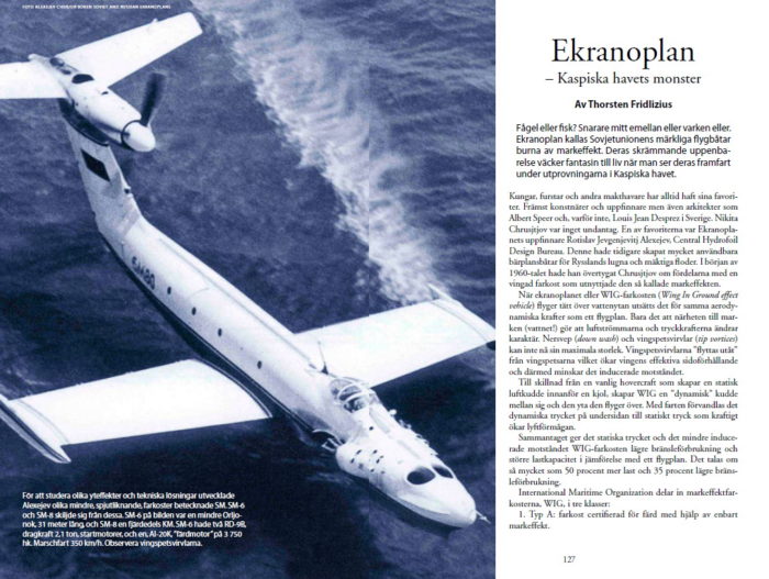 Ekranoplan – Kaspiska havets monster -Thorsten Fridlizius