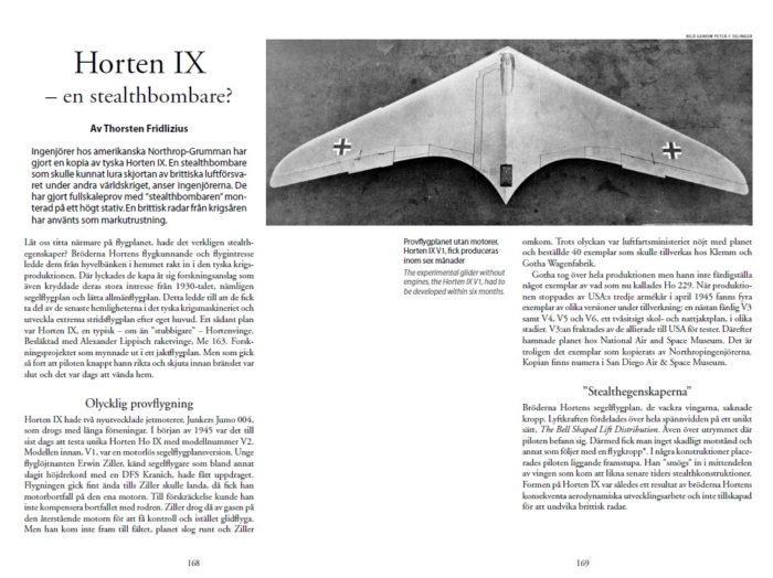 Horten IX – en stealhbombare Thorsten Fridlizius