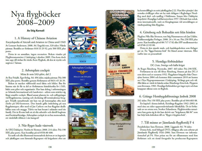 Nya flygböcker 2008-2009 – Stig Kernell