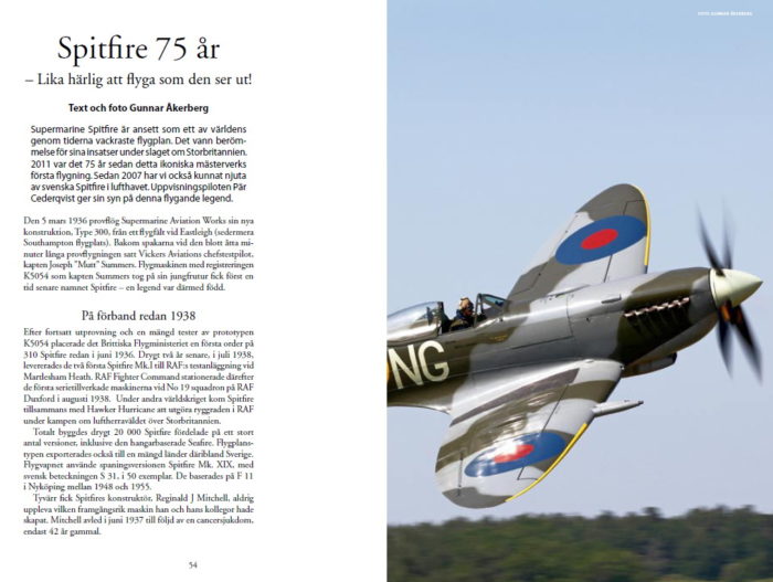 Spitfire 75 år – Gunnar Åkerberg